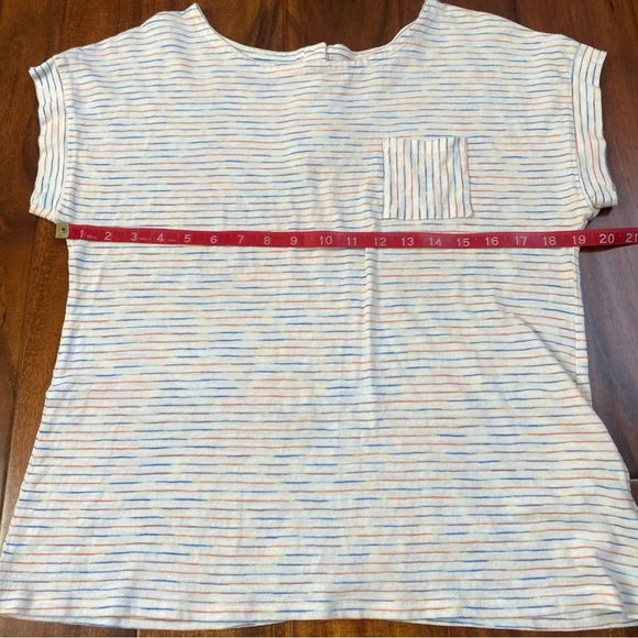 Talbots Space Dye Pocket Tee. Size Large. - Picture 7 of 8